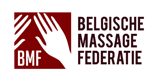 het logo van de Belgische Massage Federatie